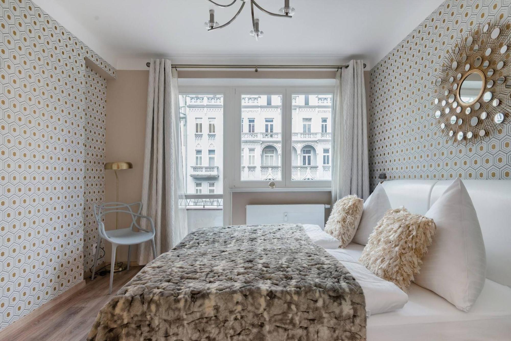 Pastel Art Deco 3Bdr Ruterra Apt Prag Dış mekan fotoğraf